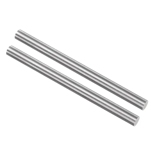 Miniatura 20 de uxcell 2 piezas varillas redondas de acero, 10 mm x 60 mm de acero de alta velocidad (HSS) Barra de torno herramienta, para eje, engranaje, taladro