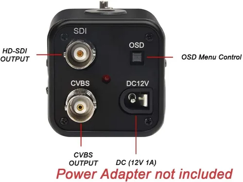 Miniatura 4 de Cámara HD 3G-SDI 1080@60/50/30/25P, cámara de seguridad CCTV digital HD 1080@60/50i, 1/2.8 "alta sensibilidad CMOS 0.197-1.969 in manual Varifocal
