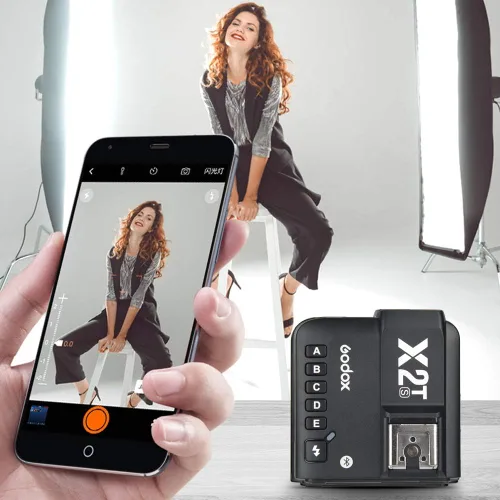 Miniatura 6 de Godox Disparador de flash inalámbrico X2T-S compatible con cámara Sony, conexión Bluetooth, control de aplicación, transmisor HSS 1/8000s para Godox