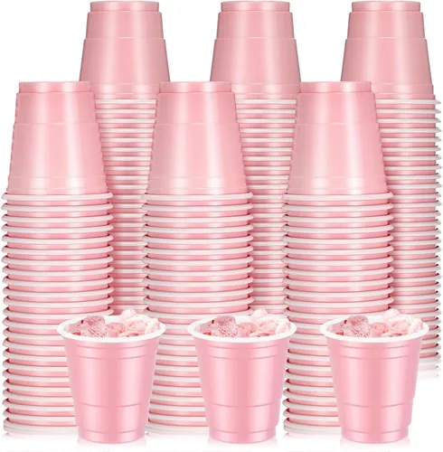 Miniatura 9 de Layhit Paquete de 200 vasos de chupito de plástico de 2 onzas, vasos desechables, vasos de boda, fiesta de cumpleaños, suministros para servir