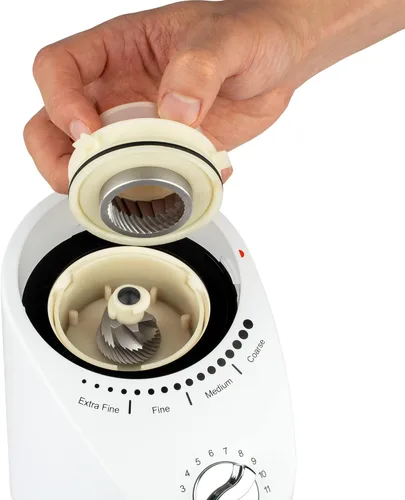 Miniatura 7 de Capresso Infinity Plus Molinillo de Rebabas Cónicas, Blanco