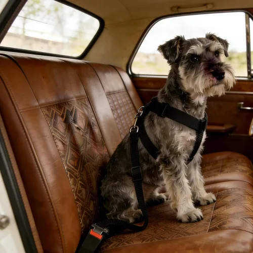 Miniatura 7 de Elisel Elisel - Paquete de 2 cinturones de seguridad de automóvil para mascotas, perros y gatos, longitud ajustable, accesorios para mascotas