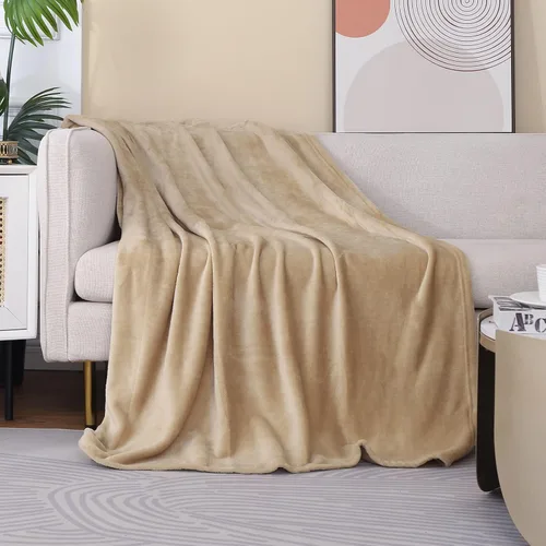 Miniatura 35 de Manta blanca de Navidad súper suave y acogedora para sofá o cama. Manta de microfibra de felpa ligera, 50x60 pulgadas Blanco