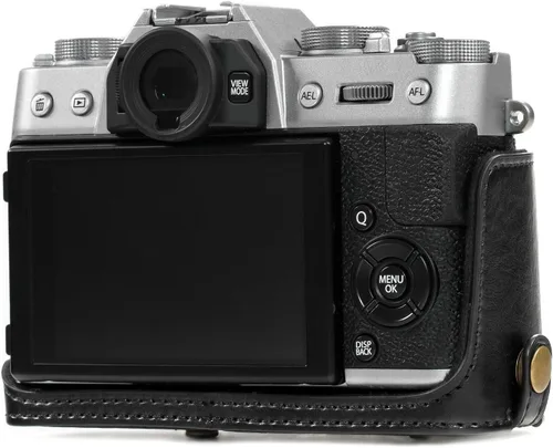 Miniatura 7 de MegaGear MG981 Ever Ready - Funda de piel para cámara y correa para Fujifilm X-T30, X-T20, X-T10 (lentes de 0.630-1.969 in/0.709-2.165 in)