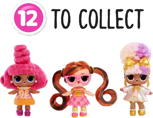 Miniatura 3 de L.O.L. Surprise! Muñecas Hairvibes con 15 sorpresas y extensiones para mezclar y combinar