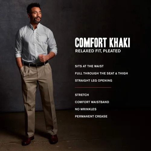 Miniatura 4 de Dockers, pantalón elastizado de calce relajado para hombre.