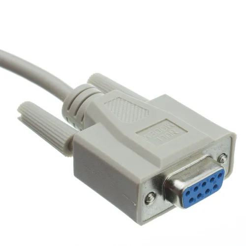 Miniatura 5 de CableWholesale Cable de módem nulo, cable serie DB9 hembra a DB25 macho, clasificación UL, 8 conductores, beige, DB9 hembra a DB25 macho cable