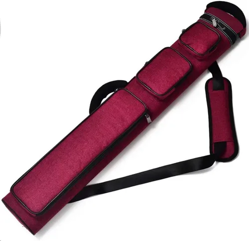 Miniatura 15 de Estuche de transporte para palo de billar Champion 2x4, 3x6 de nylon/piel sintética, 4S2B, 6S3B