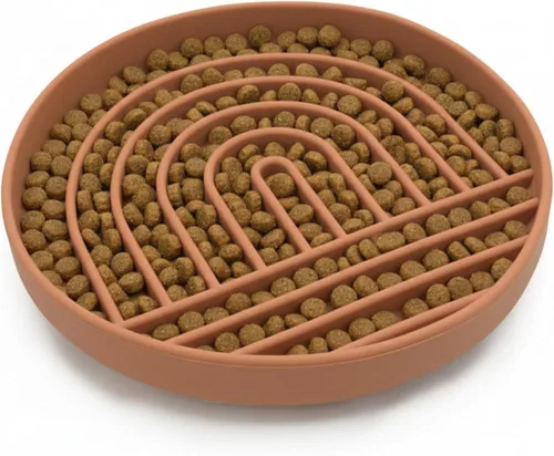 Miniatura 25 de Should We Go? Comedero lento para perros y cachorros, cuenco de silicona para comer lentamente, diseño moderno de alfombrilla para lamer, reduce