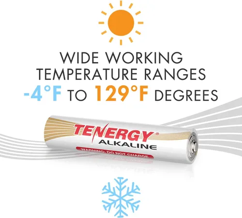 Miniatura 6 de Tenergy Paquete de 200 pilas alcalinas AA y AAA, baterías no recargables de alto rendimiento para relojes, controles remotos, juguetes