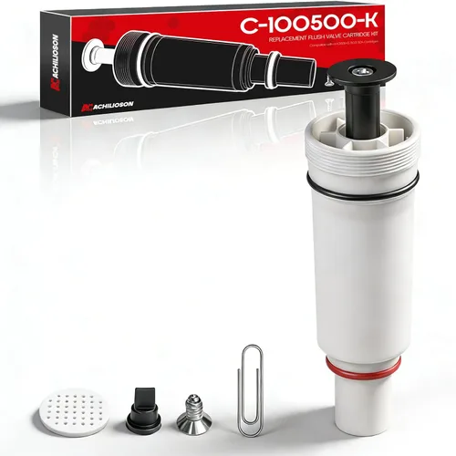 C-100500-K Kit de cartucho de válvula de descarga de repuesto (blanco) | Compatible con cartuchos m-101526-f3, 503, 504