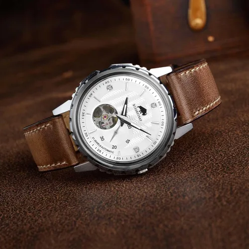 Miniatura 2 de BISONSTRAP Correa de reloj de cuero de 0.709 in, 0.748 in, 0.787 in, 0.827 in, 0.866 in, 0.906 in, 0.945 in, correas de reloj antiguas para hombres
