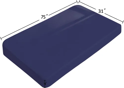 Miniatura 2 de Sábanas para catre de 31" x 75", sábana ajustable para colchón de catre de guardería con cama individual estrecha/litera de campamento/literas