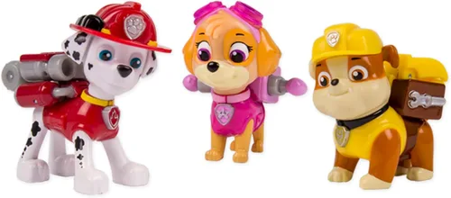 Paw Patrol, paquete de cachorros de acción, paquete de 3