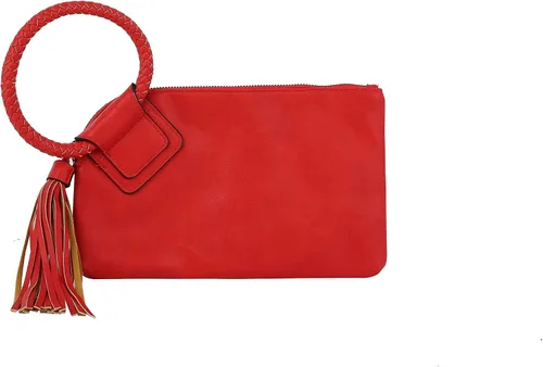 Miniatura 47 de Monedero de mano para mujer, cartera de noche con correa de mano, informal, formal, de cuero vegano, Metro Muse