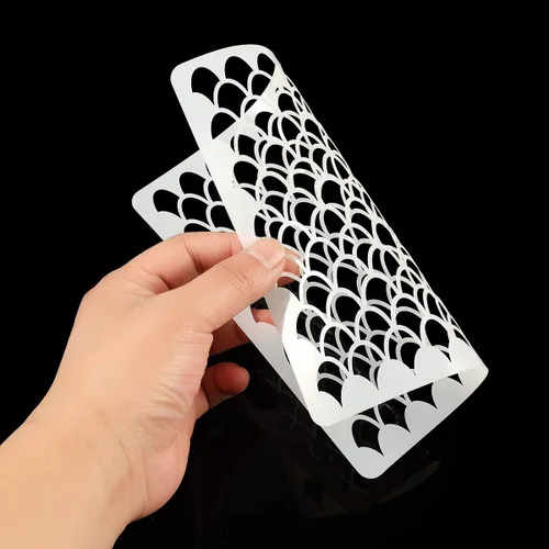 Miniatura 6 de 9 plantillas de galletas con estampado animal para pintura de pasteles, plantilla de aerógrafo con estampado de animales de safari, incluye piel