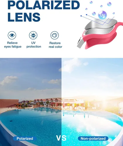 Miniatura 2 de ZIONOR G1 - Gafas de natación polarizadas unisex para mujeres adultas, antiniebla, 100% anti UV, gafas de buceo B5 (polarizado + ahumado brillante)