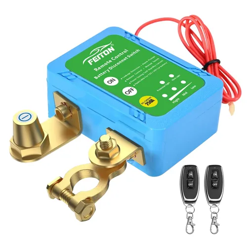 Miniatura 9 de Interruptor de Desconexión Remota de Batería de 12V, Interruptor de Corte de Batería para Automóvil, Control Remoto Mejorado de 200A, Interruptor