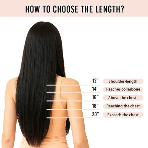 Miniatura 5 de Extensiones de cabello humano real con pinzas, 12 pulgadas, 2.89 oz, 8 piezas de extensiones de cabello Remy para mujer, color marrón medio