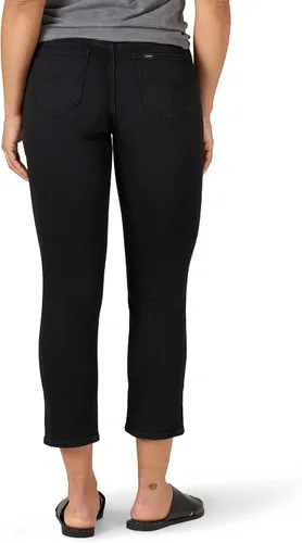 Miniatura 2 de Lee Pantalones cortos de cigarrillos Ultra Lux de tiro medio para mujer