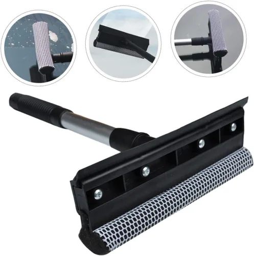 Miniatura 8 de LALAFINA - Kit de limpieza de ventanas de doble cara limpiaparabrisas de vidrio en forma de T para un uso resistente