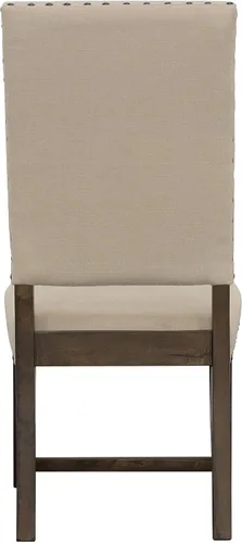 Miniatura 8 de Coaster Home Furnishings Twain 109143 - Silla auxiliar tapizada para comedor, color beige (juego de 2)