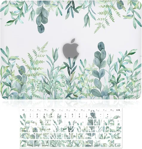 Miniatura 11 de Funda para MacBook Air de 13 pulgadas (modelo: A1466 y A1369, versión 2010-2017), efecto 3D, cubierta dura transparente negra mate y cubierta