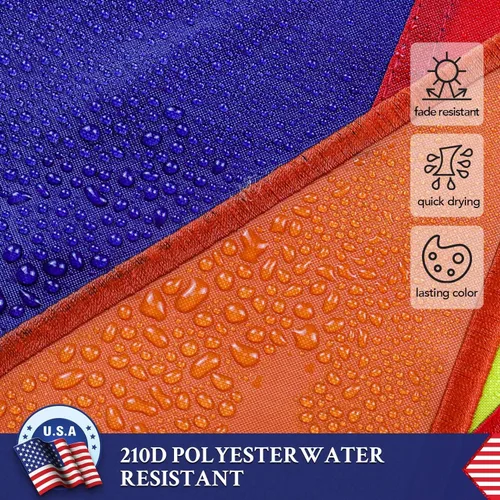 Miniatura 4 de Bandera del estado de Arizona doble cara 3x5 para exteriores, las banderas AZ más duraderas, nailon resistente 210D, rayas cosidas, estrella