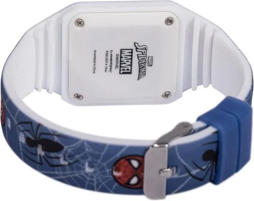 Miniatura 2 de Marvel Reloj con pantalla digital LED para niños con correa de gráficos, Azul, Chino