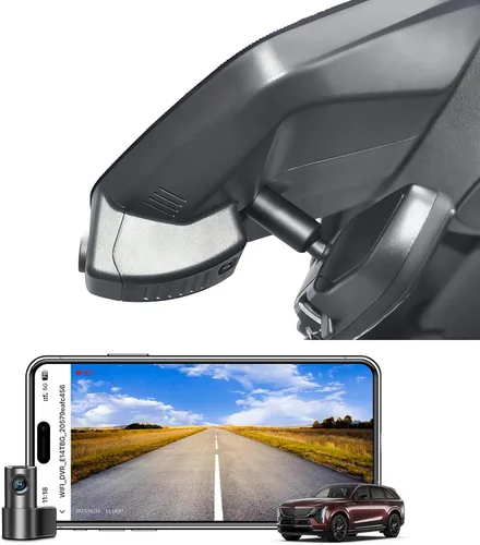 Miniatura 10 de Mangoal Cámara de tablero 4K para Cadillac Gen5 Escalade/Escalade ESV 2021-2026 (modelo A), Base Sport Premium Luxury Platinum Serie V, video UHD