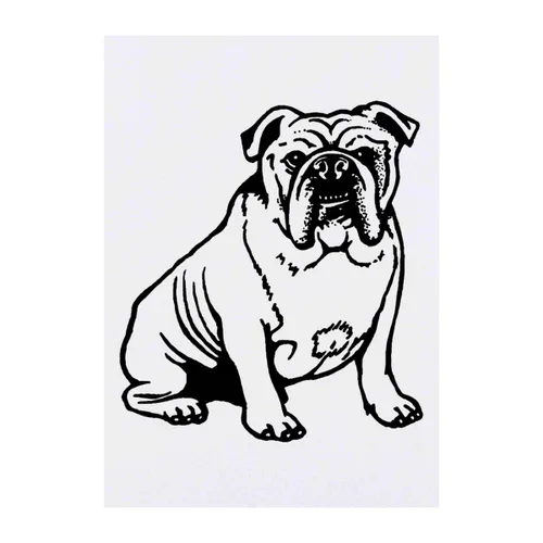Tatuaje temporal 'Bulldog inglés', resistente al agua, seguro para la piel, transferencia no tóxica (TO00027223)