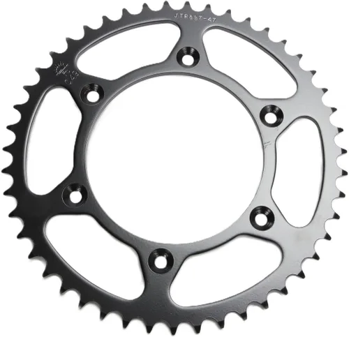Miniatura 20 de JT Piñón trasero de acero autolimpiante de 52 dientes JTR897.52SC Negro