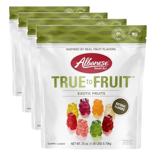 Miniatura 24 de Albanese World's Best Family Share - Paquete de 2 variedades (Ultimate 8 Flavor Gummi Bears, 25 onzas y 12 osos de goma de sabor, bolsa de 36 onzas)