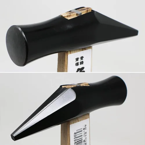 Miniatura 3 de KAKURI SAKIKIRI - Martillo de carpintero japonés de 10.5 onzas, herramienta profesional de martillo para carpintería, acero al carbono japonés Negro
