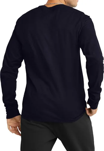 Miniatura 20 de Champion Camiseta de manga larga para hombre, camiseta clásica para hombre (regular o grande y alto)