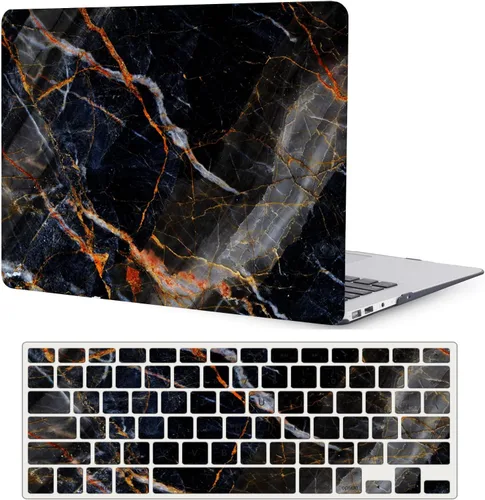 Miniatura 34 de Funda para laptop compatible con MacBook Air de 11 pulgadas 2015 2014 2013 2012 2011 2010 Realease modelo A1465 A1370, funda protectora de plástico
