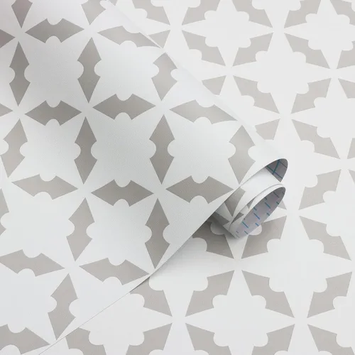 Miniatura 12 de GloryTik Papel Tapiz Despegar y Pegar Bohemio Moderno Beige Papel de Contacto Despegar y Pegar Papel de Pared Removible Autoadhesivo Geométrico