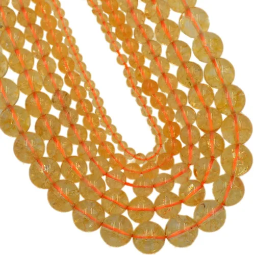 Miniatura 46 de AD Beads Cuentas redondas sueltas de piedras preciosas naturales de 15 pulgadas para pulseras, collares, aretes, manualidades, manualidades