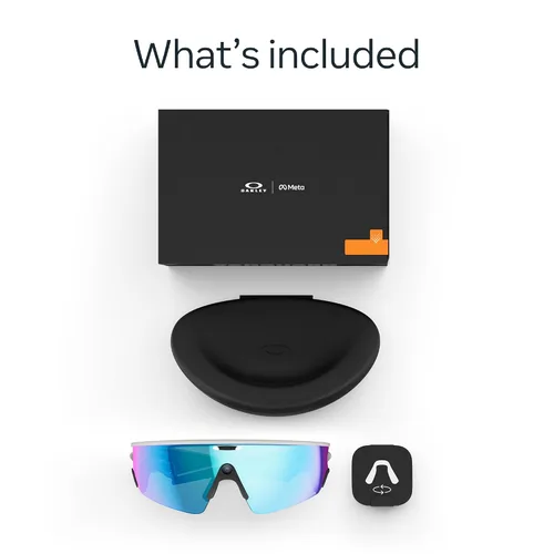 Miniatura 8 de Oakley Meta Vanguard with Meta AI, Audio, Photo, Video Compatibility - White, Prizm™ Sapphire