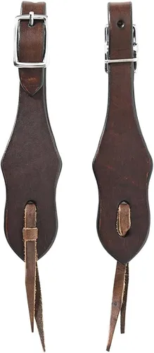 HILASON Western Horse Tack Quick Change Buckle Slobber Straps Marrón