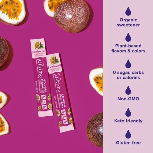 Miniatura 4 de Ultima Replenisher - Bebida de electrolitos en polvo vegana, endulzada naturalmente y sin OMG, bebida hidratante adecuada para dieta cetogénica
