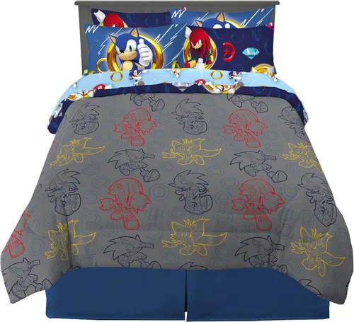 Miniatura 469 de Franco - Juego de edredón y sábanas supersuaves con funda, para niños, 7 piezas, tamaño matrimonial, Five Nights At Freddy's Cinco noches en Freddy's