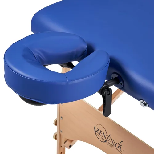 Miniatura 6 de Master Zen-Touch Brady - Mesa de masaje portátil ligera, cama de belleza, tatuaje, spa, salón de belleza, cama facial exuberante, color azul cielo
