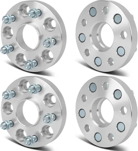 Miniatura 16 de SCITOO 4 espaciadores de rueda de 1 pulgada, 4 lengüetas de 0.157 x 3.937 in a 0.157 x 3.937 in, pernos de 0.472 x 0.059 in, compatibles