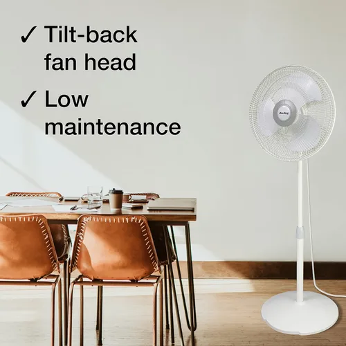 Miniatura 5 de Air King 9126 16-Inch Adjustable Oscillating Pedestal Fan