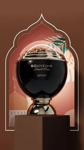 Miniatura 5 de Afnan Souvenir Desert Rose Eau De Parfum para Mujer, 3.4 Fl. Oz