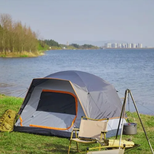 Miniatura 8 de EchoSmile 2/4 Person Camping Tent, Lightweight Dome Family Tent with Rainfly, Easy Setup, Waterproof & Windproof Outdoor Shelter for Group Hiking