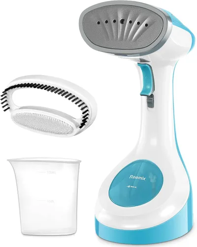 Reemix Vaporizador para Ropa, Diseño Plegable de Mano, Removedor de Arrugas para Ropa, Vapor Penetrante Fuerte de 20g/min, Calentamiento Rápido de
