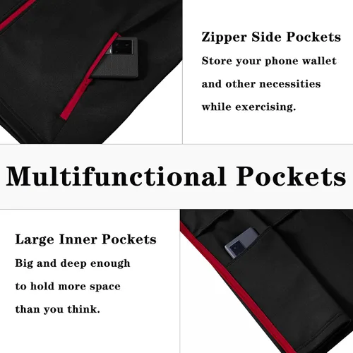 Miniatura 5 de MoFiz Conjunto deportivo para hombre, conjunto deportivo de 2 piezas para correr, casual, calentamiento, cremallera completa, para correr, deportes