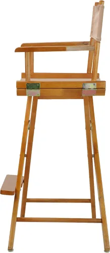 Miniatura 4 de Casual Home - Silla de director de 30.0 in, marco de roble miel con lona bronceada, altura de barra